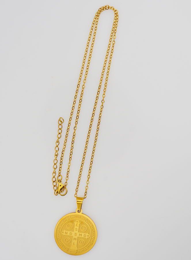 Collana Religiosa di San Benedetto - Dorato (pic 1)