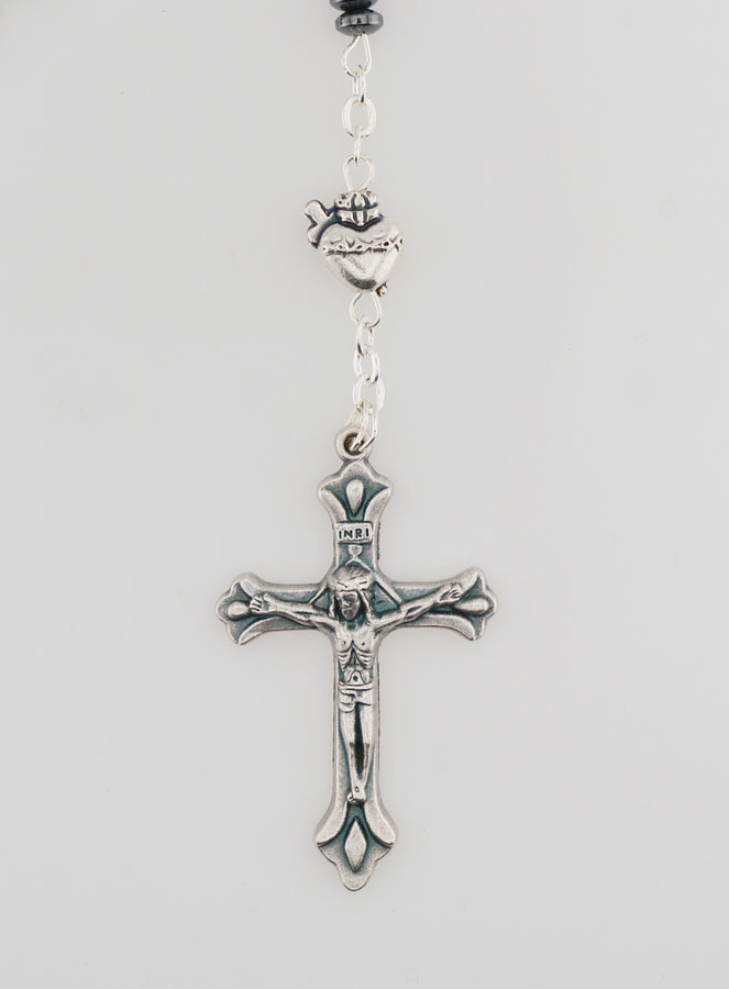 Rosario Vergine Miracolosa & Ex-voto - Ematite (pic 3)