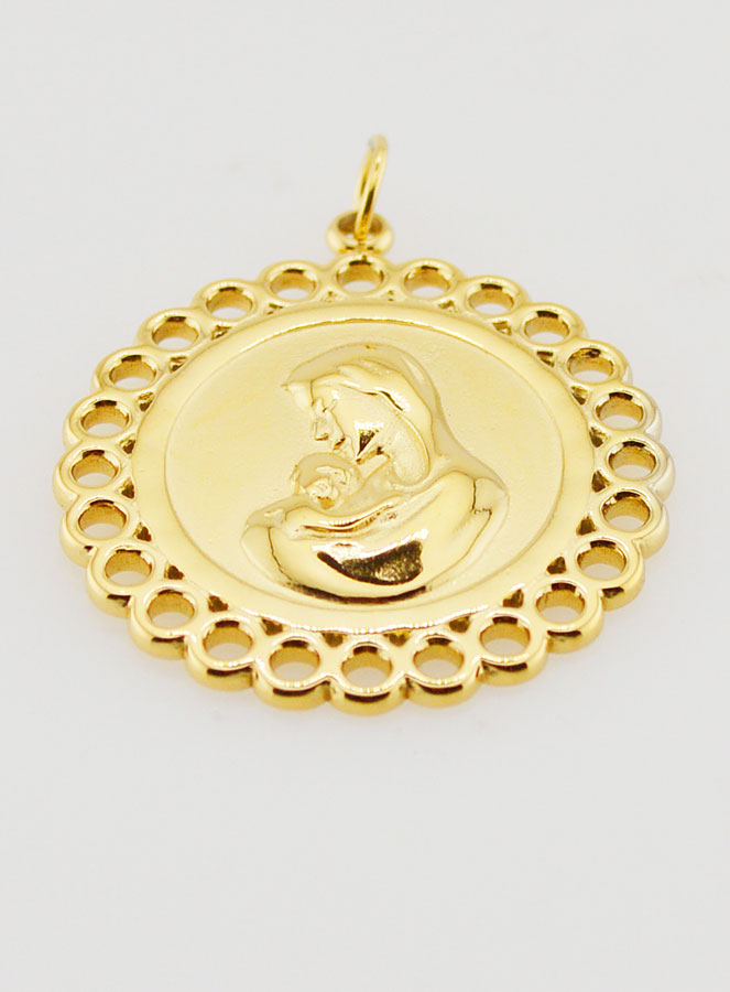 Medaglia Vergine col Bambino - 25 mm (pic 2)