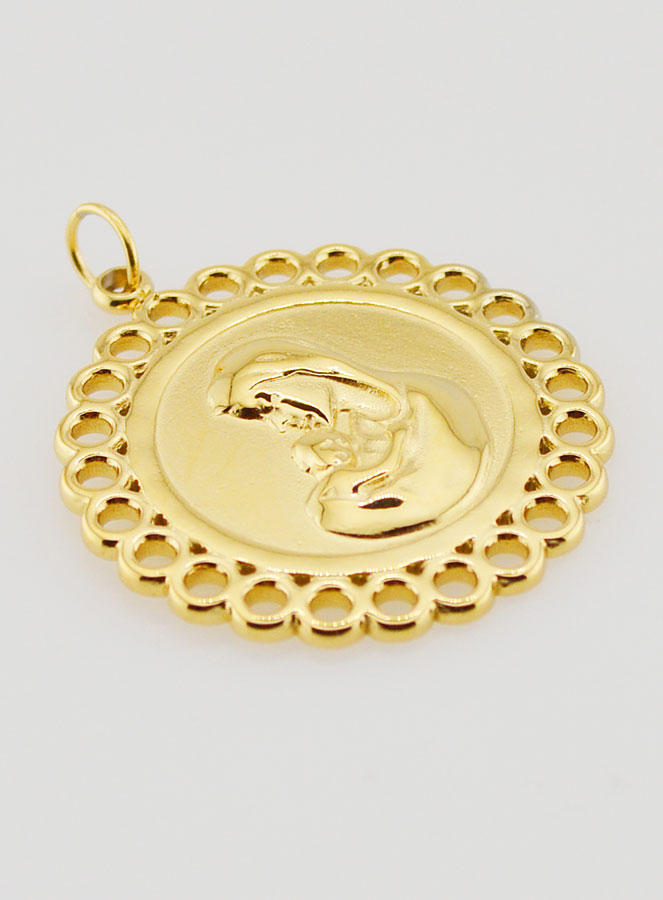 Medaglia Vergine col Bambino - 25 mm (pic 3)