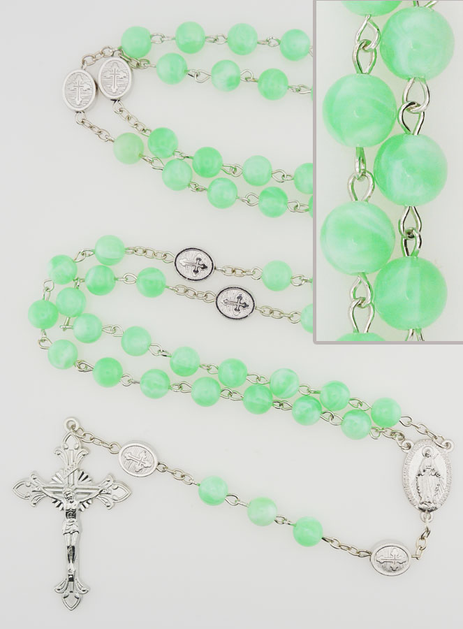 Rosario Medaglia Miracolosa - Verde (pic 1)