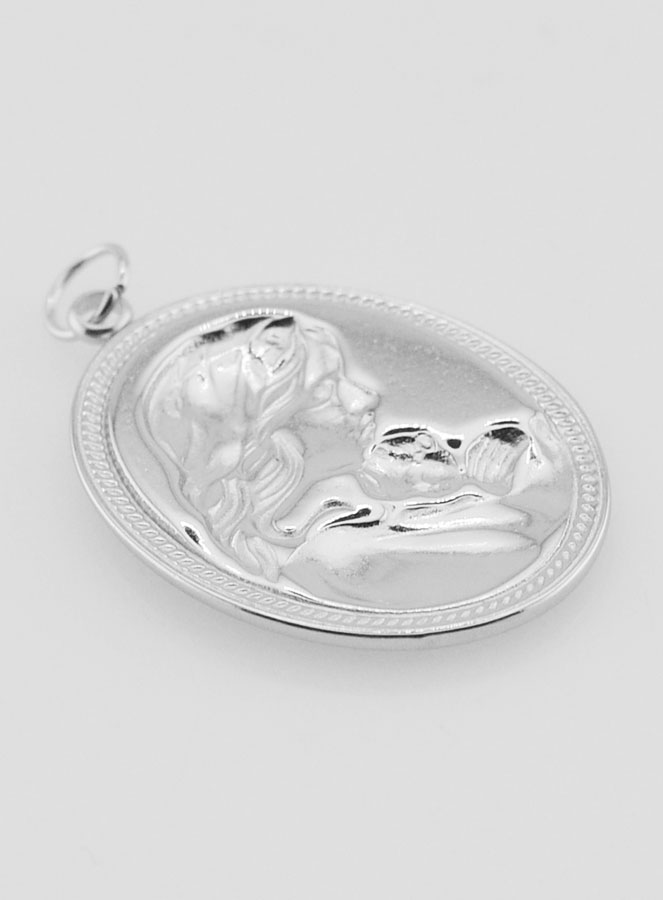 Medaglia Madonna col Bambino - 25 mm (pic 4)