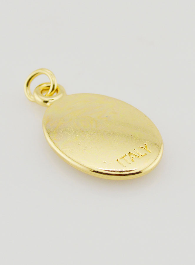 Medaglia San Michele Arcangelo Dorata - 25 mm (pic 4)