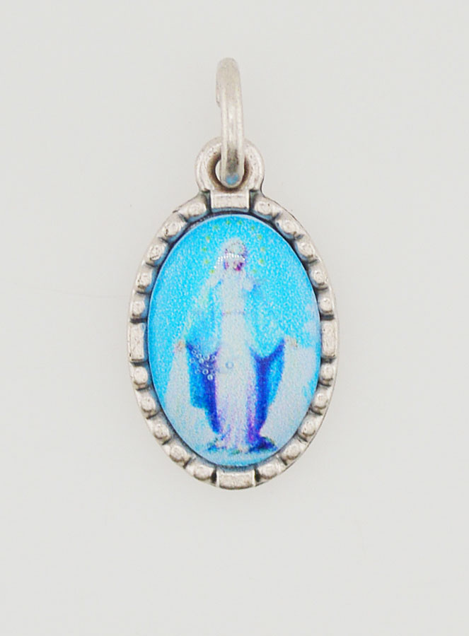 Medaglia Con Bordo 15 mm - Madonna Miracolosa (pic 1)