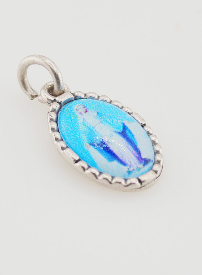 Medaglia Con Bordo 15 mm - Madonna Miracolosa (pic 3)