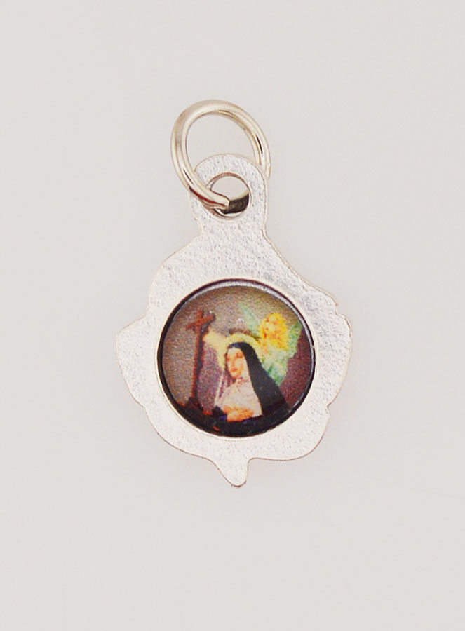 Medaglia Rosa 14 mm - Santa Rita (pic 3)