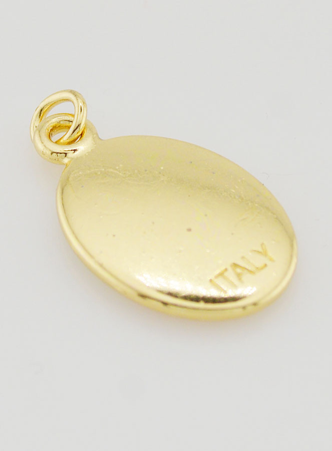 Medaglia Sacro Cuore di Gesù Dorata - 25 mm (pic 4)