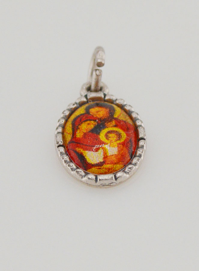 Medaglia Con Bordo 15 mm - Sacra Famiglia (pic 2)