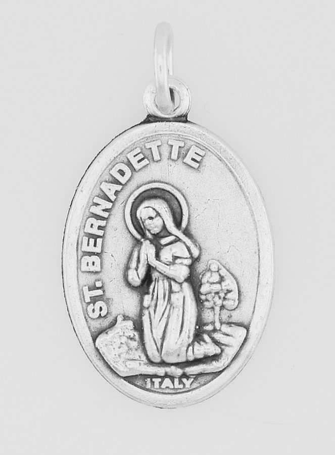 Medaglia di Santa Bernadette - 22 mm (pic 1)