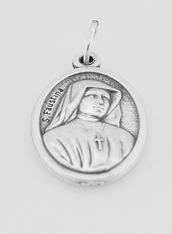 Medaglia Santa Faustina - 22 mm (pic 2)