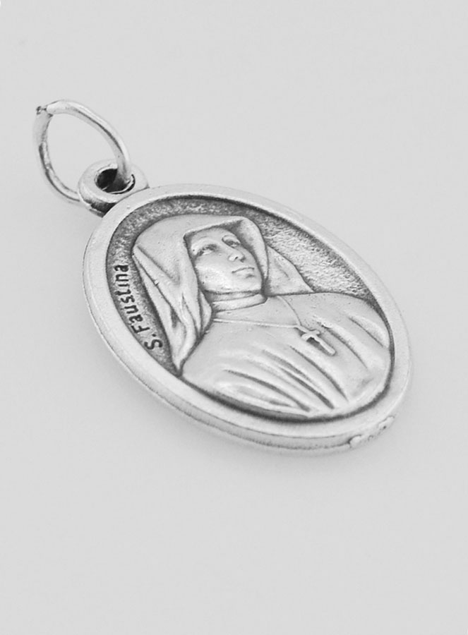 Medaglia Santa Faustina - 22 mm (pic 3)