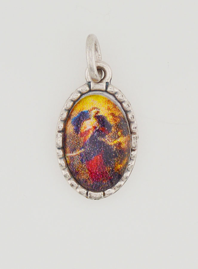 Medaglia Con Bordo 15 mm - Maria che Scioglie i Nodi (pic 1)