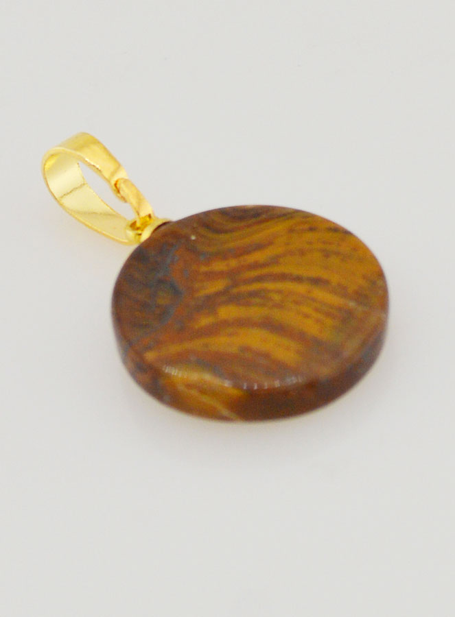 Medaglia Traslucida con Croce - Marrone (pic 4)