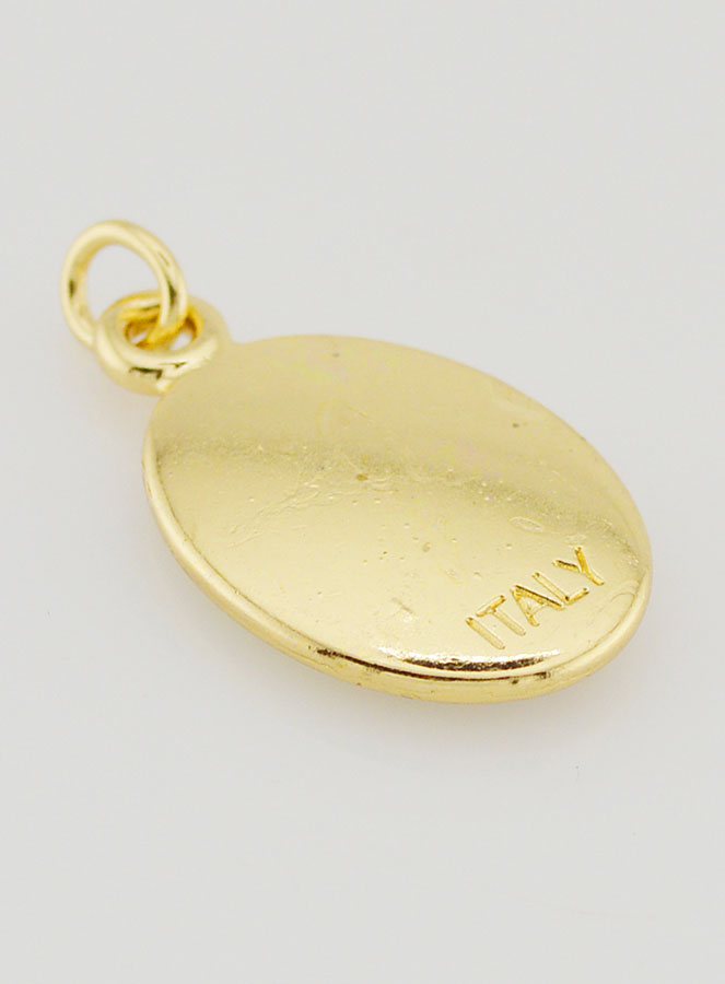 Medaglia Sacro Cuore di Maria Dorata - 25 mm (pic 4)