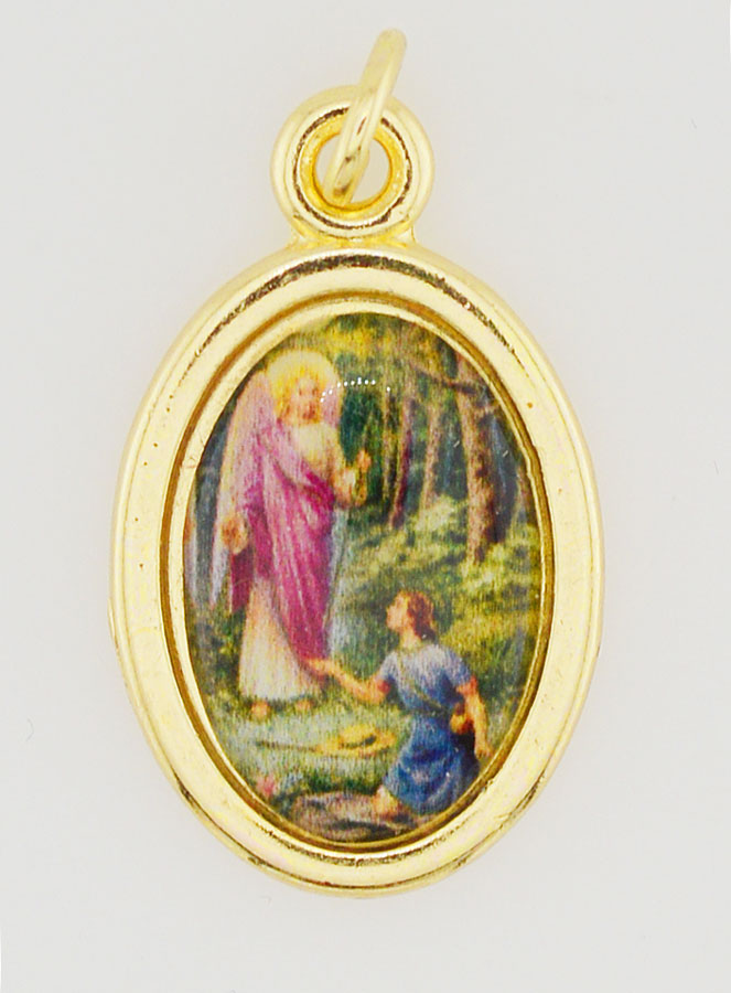 Medaglia San Raffaele Dorata - 25 mm (pic 1)