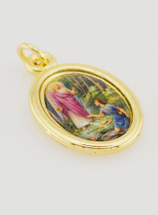 Medaglia San Raffaele Dorata - 25 mm (pic 3)