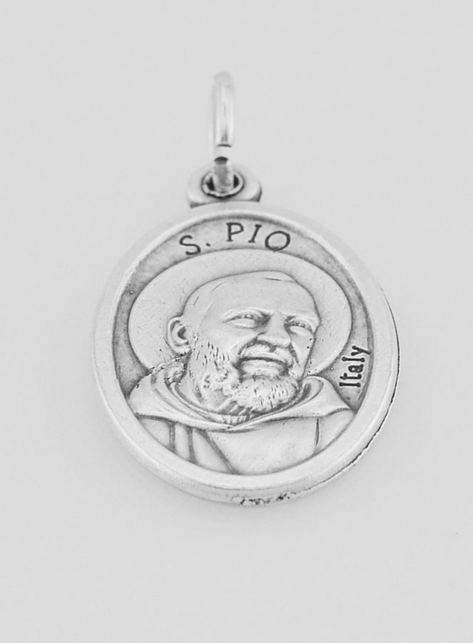 Medaglia San Padre Pio - 22 mm (pic 2)