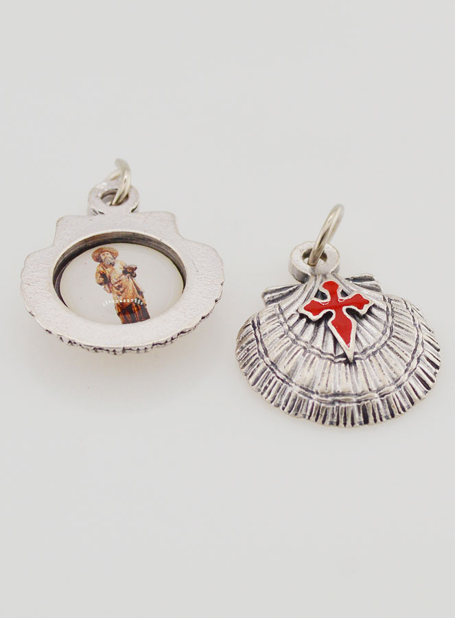 Medaglia di San Giacomo di Compostela - 18mm (pic 2)