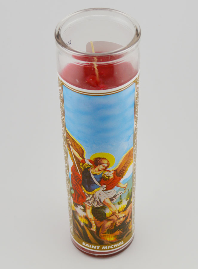 Candela in Vetro - San Michele & Preghiera (pic 2)