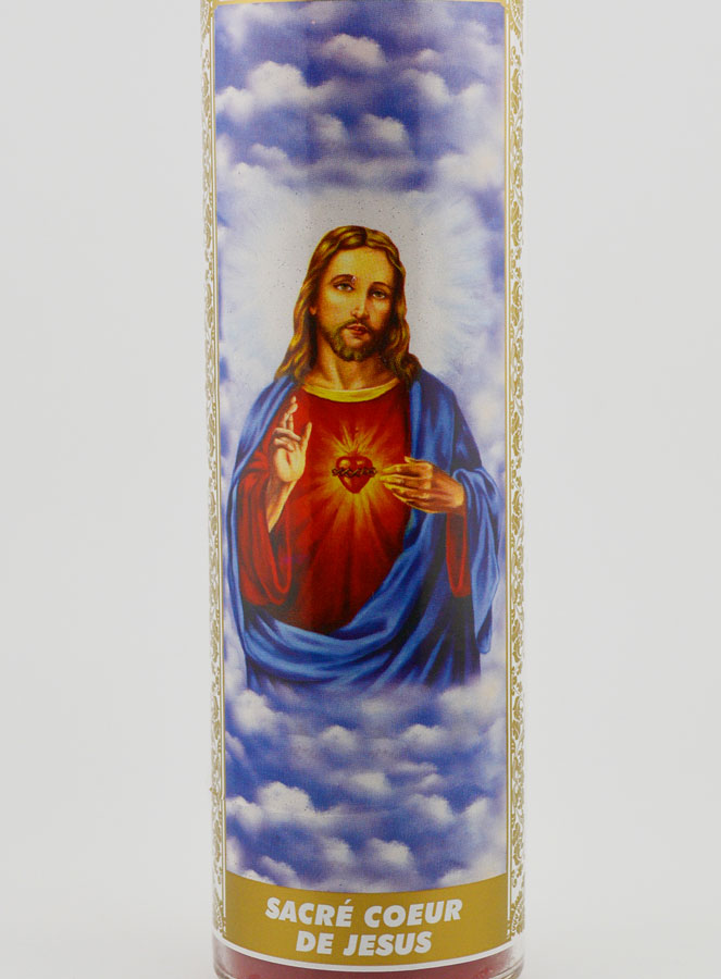 Candela in Vetro - Sacro Cuore di Gesù & Preghiera (pic 3)