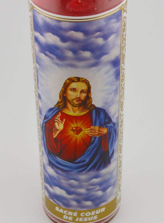 Candela in Vetro - Sacro Cuore di Gesù & Preghiera (pic 4)
