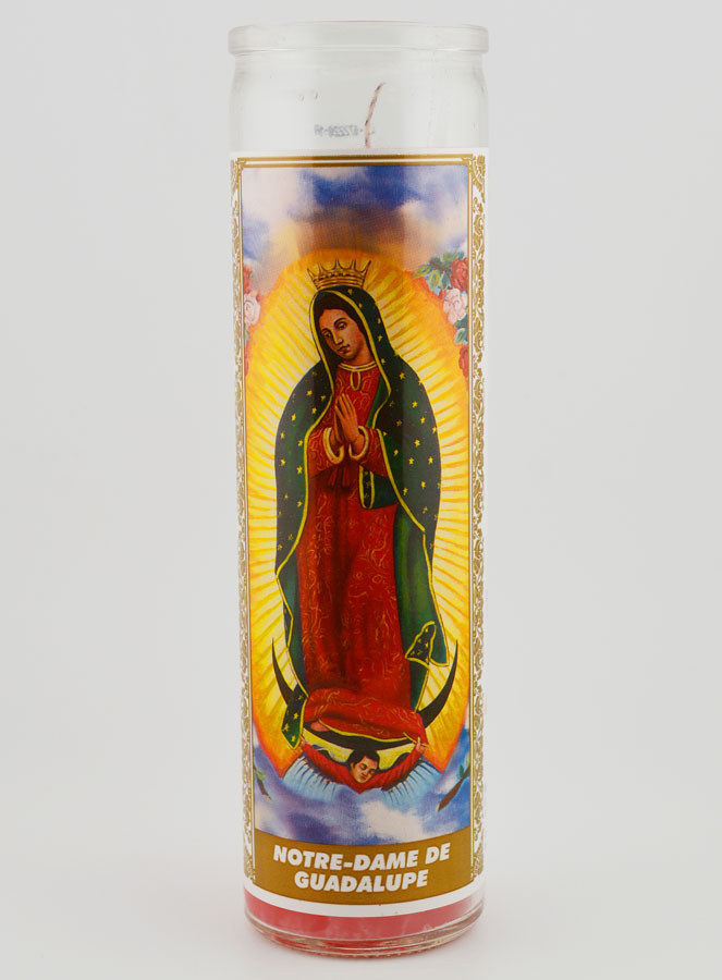 Candela in Vetro - Madonna di Guadalupe & Preghiera (pic 1)