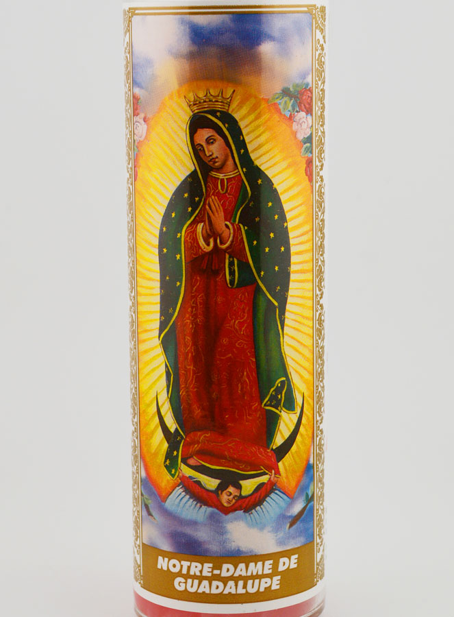 Candela in Vetro - Madonna di Guadalupe & Preghiera (pic 3)