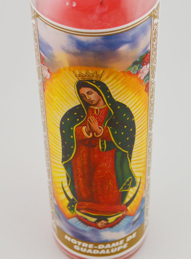Candela in Vetro - Madonna di Guadalupe & Preghiera (pic 4)