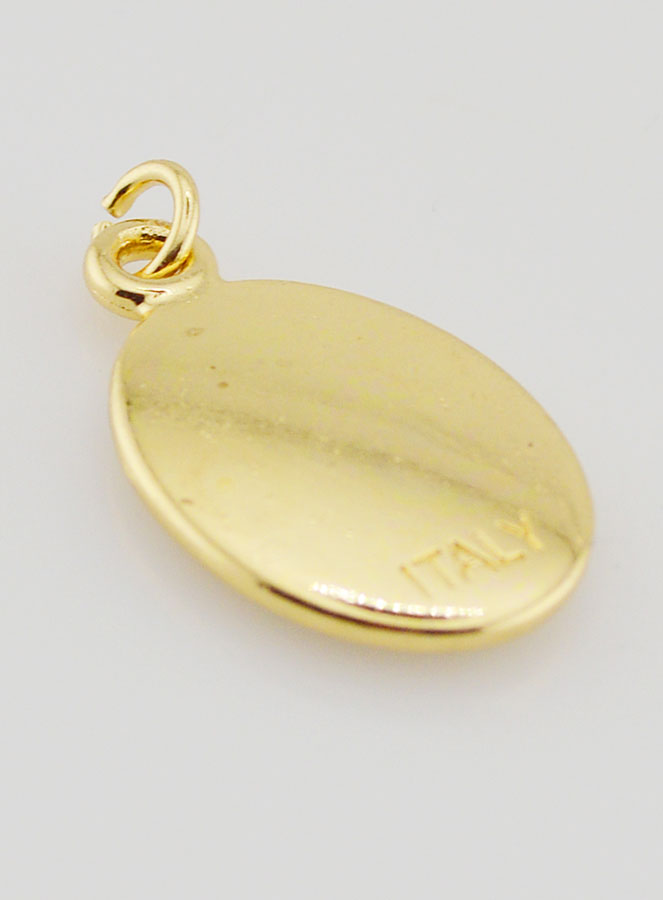 Medaglia San Padre Pio Dorata - 25 mm (pic 4)