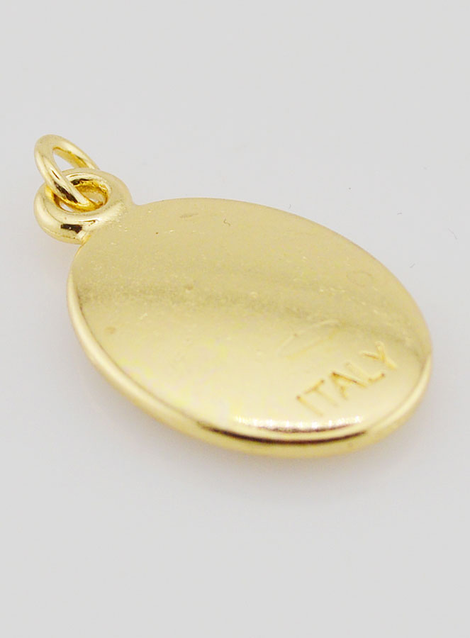 Medaglia San Cristoforo Dorata - 25 mm (pic 4)