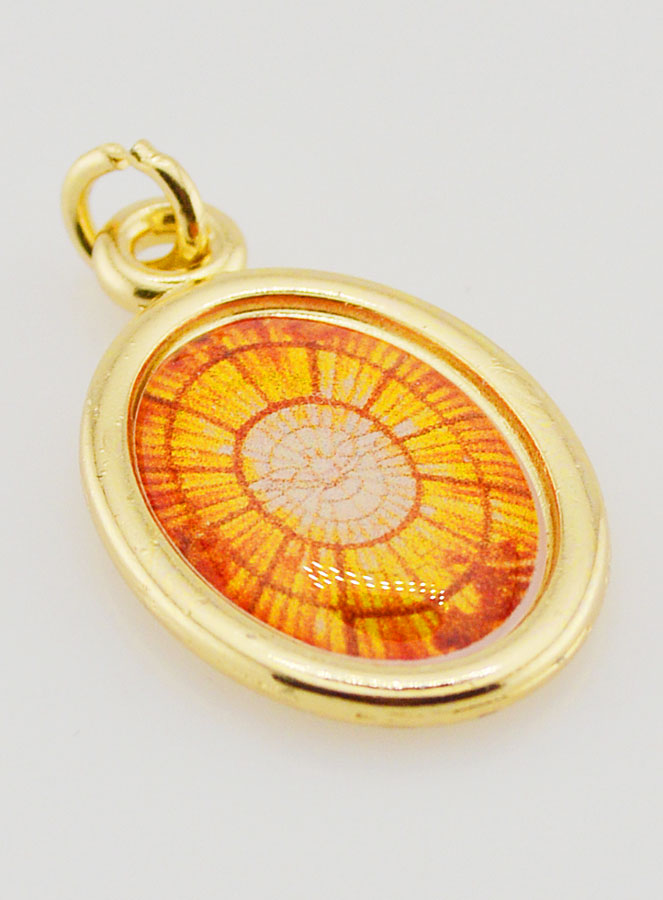 Medaglia Spirito Santo Dorata - 25 mm (pic 3)