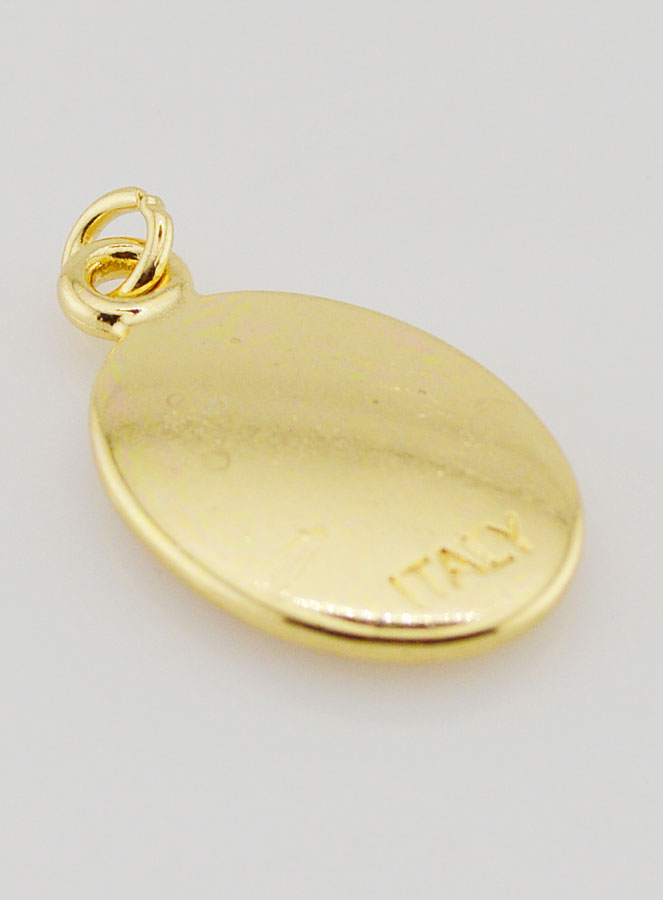 Medaglia Sacra Famiglia Dorata - 25 mm (pic 4)