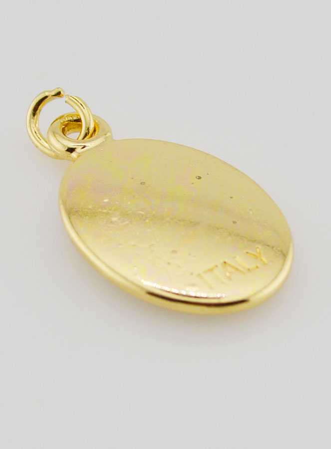 Medaglia Nostra Signora di Fàtima Dorata - 25 mm (pic 4)