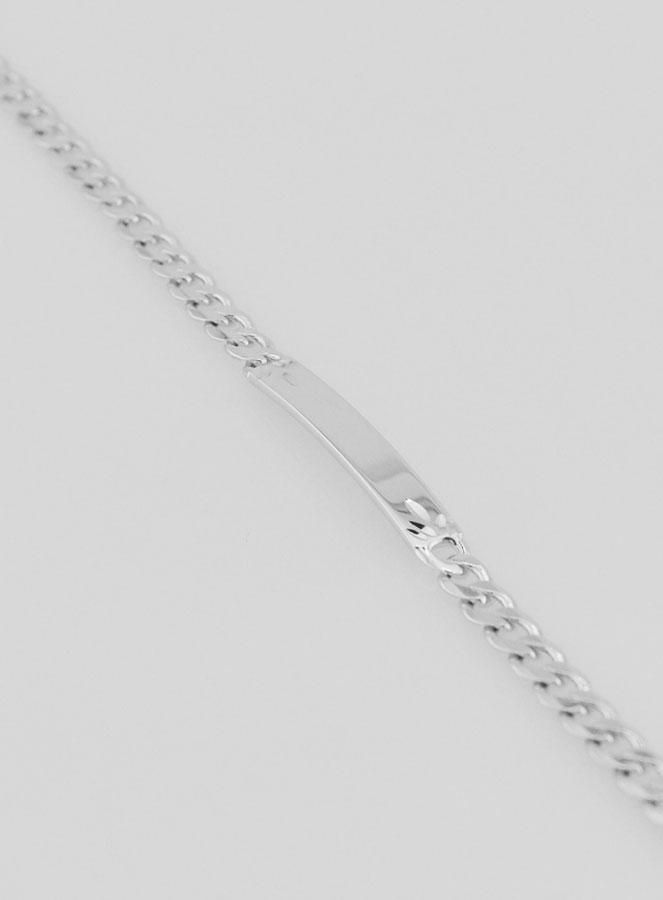 Braccialetto Uomo in Argento - Maglia 4mm (pic 1)