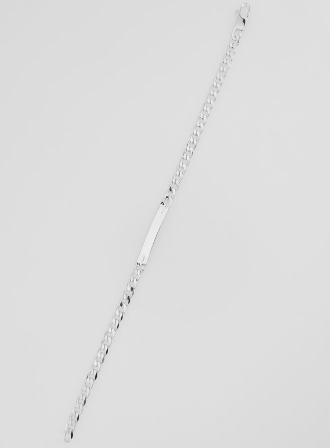 Braccialetto Uomo in Argento - Maglia 4mm (pic 2)