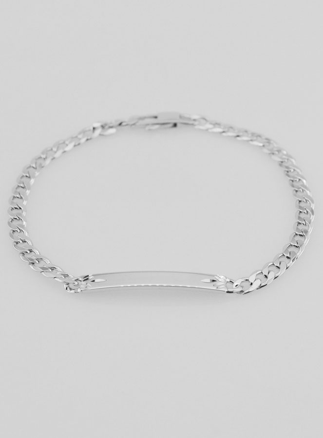 Braccialetto Uomo in Argento - Maglia 4mm (pic 4)