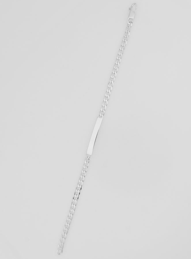 Braccialetto Uomo in Argento - Maglia 4mm (pic 2)