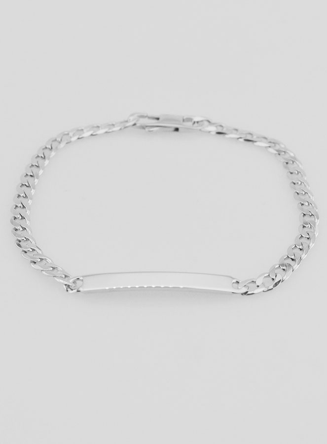 Braccialetto Uomo in Argento - Maglia 4mm (pic 4)