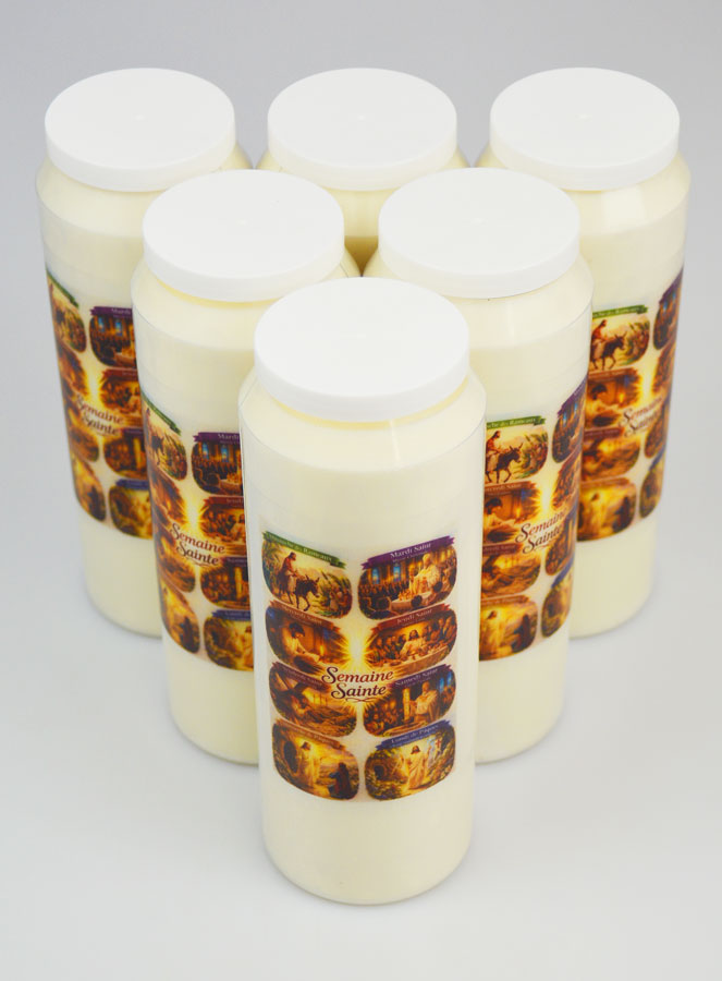 Set di 6 Candele per Novena Settimana Santa (pic 2)