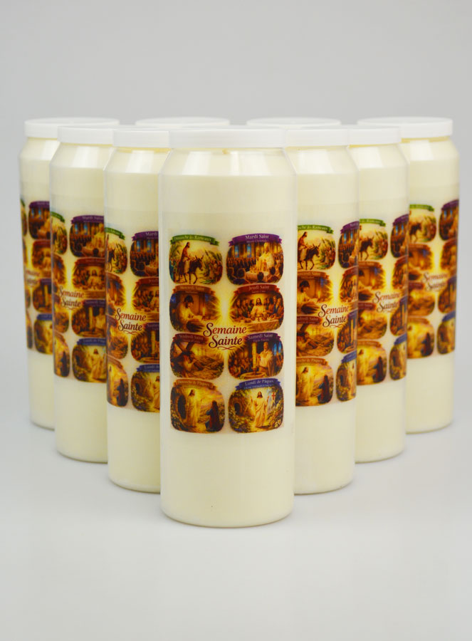 Set di 10 Candele per Novena Settimana Santa (pic 1)