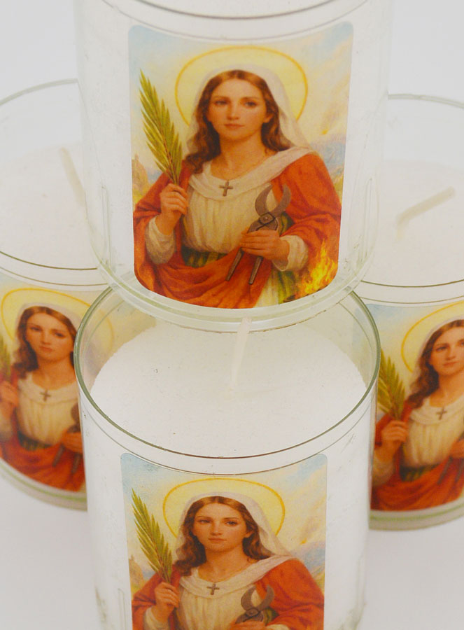 Set di 4 Candele Votive Santa Agata (pic 4)