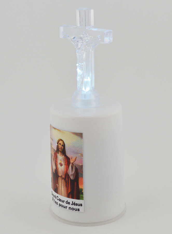 Candela da Chiesa a LED Sacro Cuore di Gesù (pic 3)