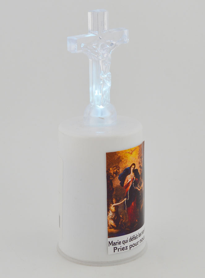 Candela da Chiesa a LED Maria che Scioglie i Nodi (pic 4)