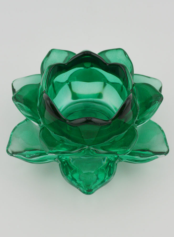 Portacandela Fiore di Loto - Verde (pic 2)
