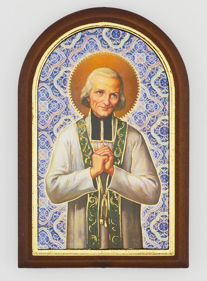 Icona da Appoggio San Curato d'Ars - 10 cm (pic 1)