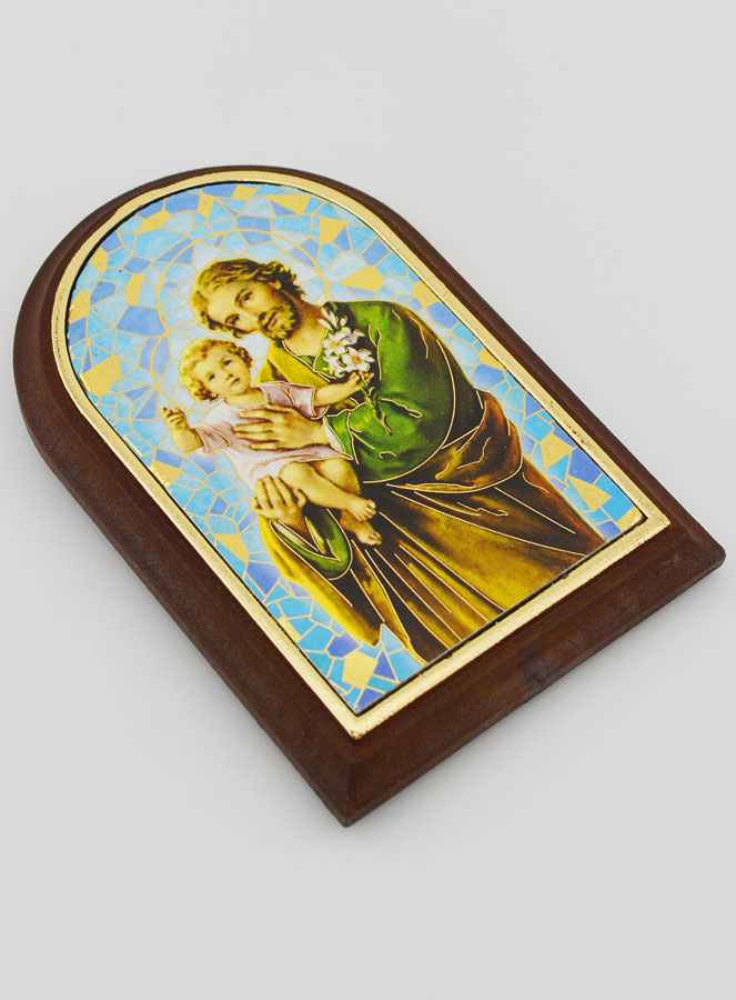 Icona da Appoggio San Giuseppe - 10 cm (pic 3)