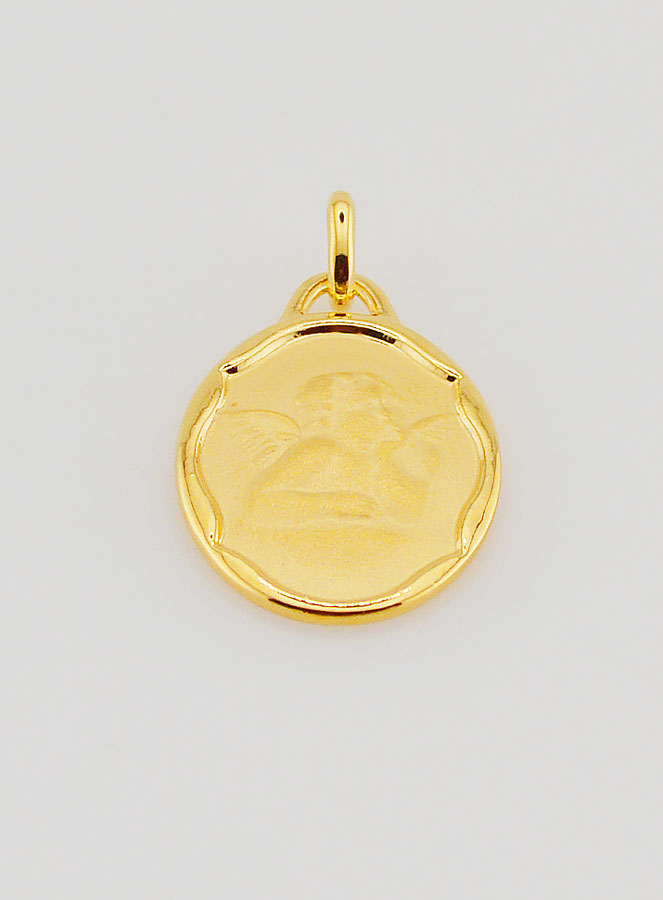 Medaglia di Battesimo Angelo Custode - 20 mm (pic 2)