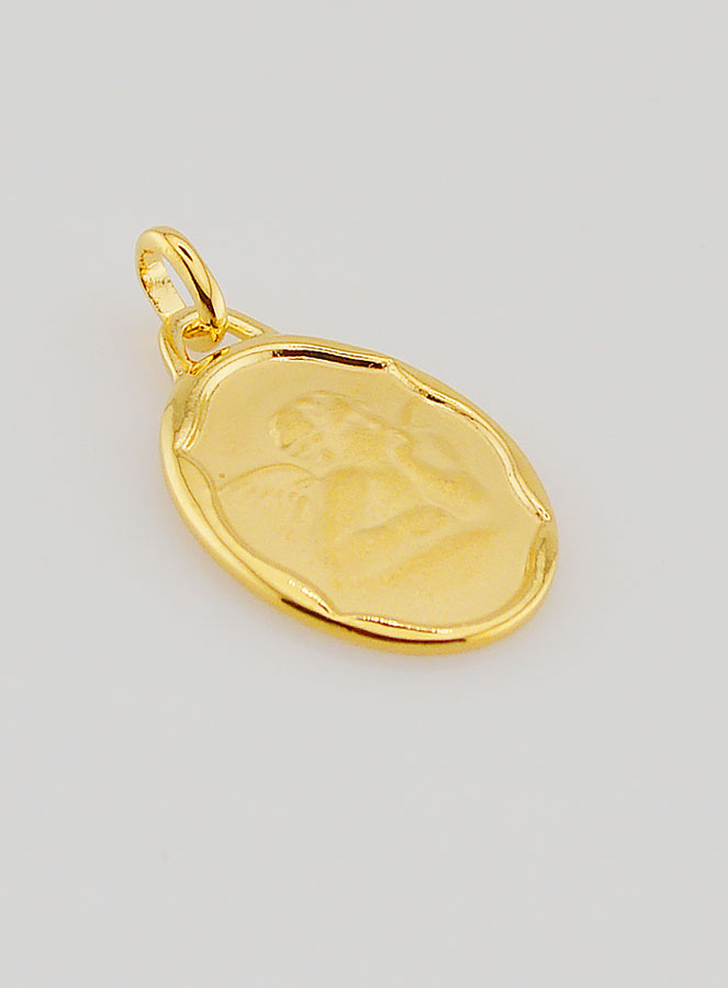 Medaglia di Battesimo Angelo Custode - 20 mm (pic 3)