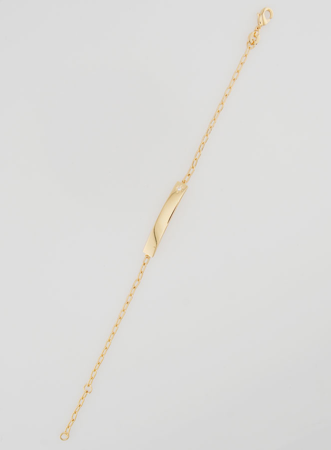 Bracciale Identità in Oro Placcato - 15 cm (pic 2)