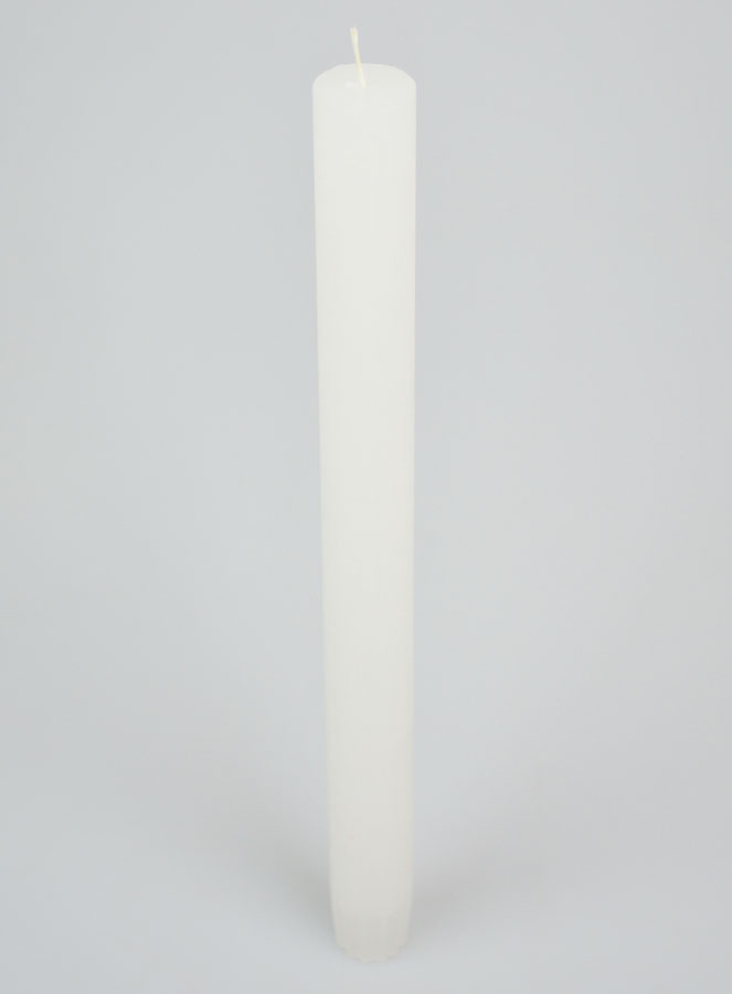 Candela di Preghiera Tinta Massa - Bianco (pic 2)